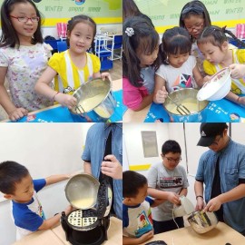 Jordan's Kids Making Waffles_201807_02