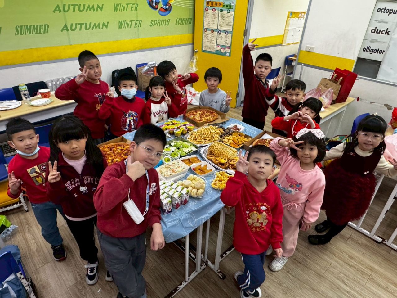 基隆喬登美語仁愛深美 過年小朋友圍爐 戶外教學 冬令營 寒暑期營 正音班 小一先修 安親班 兒童美語