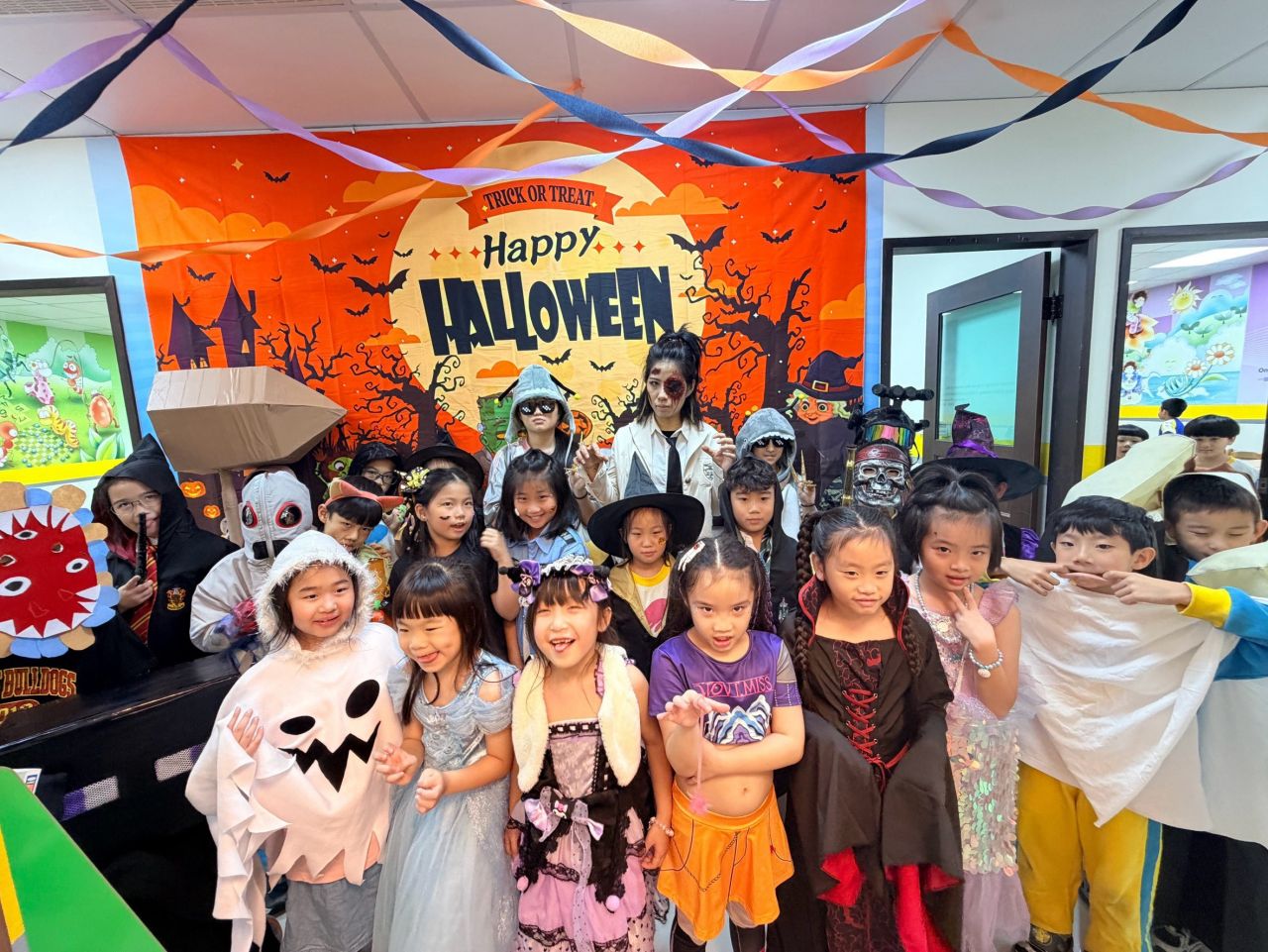 喬登美語深美分校 仁愛分校 2026萬聖節 Halloween 闖關活動 寒暑期營 正音班 小一先修 安親班 兒童美語